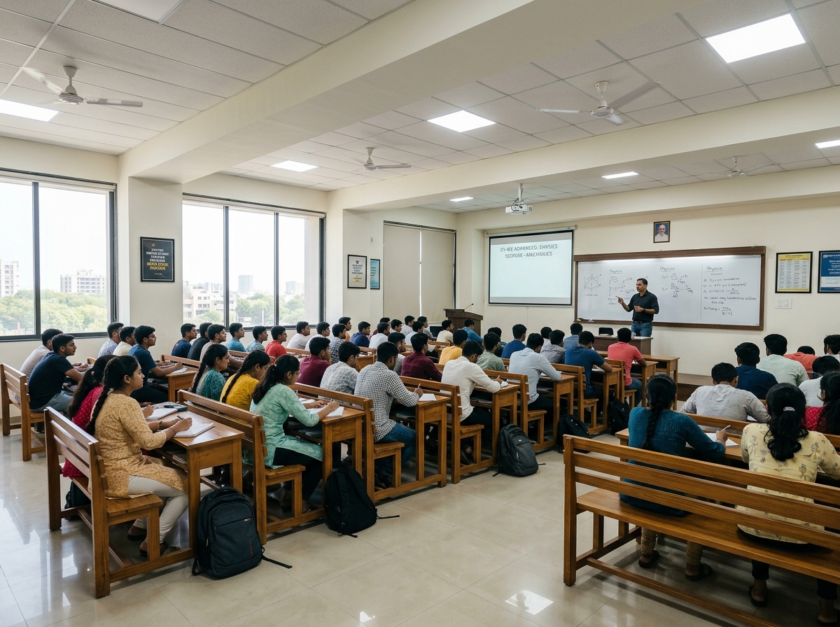 Spacious Well-lit Classroom with Modern Setup